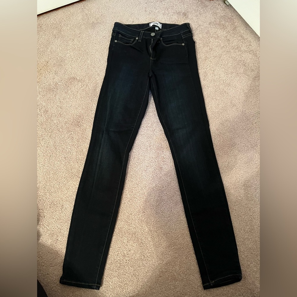 Paige Skinny Blue Jeans- like new!